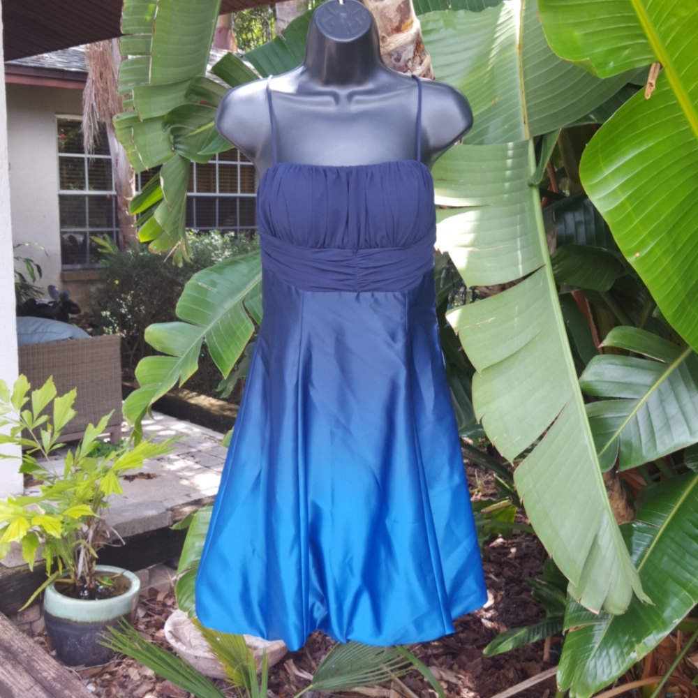 ombré bubble dress